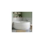 Tablier de baignoire d'angle horyn l. 130 cm blanc