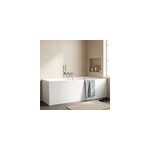 Tablier de baignoire asym�trique frontal 160x90 cm, blanc, teesta goodhome
