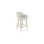 Tabouret de bar calandro beige h. 99, 5 cm
