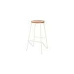 Tabouret de bar goodhome maloux blanc