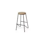 Tabouret de bar goodhome maloux noir