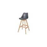 Tabouret de bar goodhome pitaya anthracite