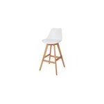Tabouret de bar goodhome pitaya blanc
