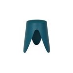 Tabouret eve en plastique coloris bleu canard Tabouret eve en plastique coloris bleu canard