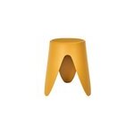 Tabouret eve en plastique coloris moutarde Tabouret eve en plastique coloris moutarde