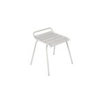 Tabouret de jardin en mtal fermob monceau gris argile