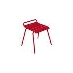 Tabouret de jardin en mtal fermob monceau piment