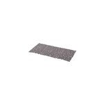 Tapis antidrapant rectangulaire baignoire et douche goodhome koros coloris anthracite en pvc l. 70 x ...