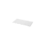 Tapis antidrapant rectangulaire baignoire et douche goodhome koros coloris blanc en pvc l. 70 x l. 33 ...