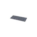 Tapis antidrapant rectangulaire baignoire et douche goodhome koros coloris bleu nuit en pvc l. 70 x ...