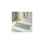 Tapis antid�rapant rectangulaire baignoire et douche goodhome koros coloris vert de gris en pvc l. 70 ...