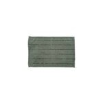 Tapis de salle de bains l. 70 x l. 50 cm levasseur gamme stripy coloris vert sauge