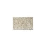 Tapis de salle de bains l. 80 x l. 50 cm levasseur gamme shiny coloris �cru
