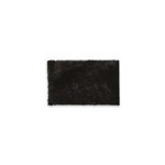 Tapis de salle de bains l. 80 x l. 50 cm levasseur gamme shiny coloris noir