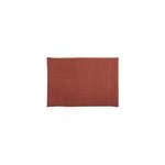 Tapis de bain antid�rapant rectangulaire terracotta l. 60 x l. 40 cm chenille