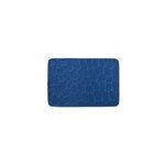 Tapis de bain galet antid�rapant rectangulaire bleu fonc� l. 60 x l. 40 cm pebble