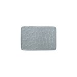 Tapis de bain galet antid�rapant rectangulaire gris l. 60 x l. 40 cm pebble