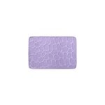 Tapis de bain galet antid�rapant rectangulaire lavande l. 60 x l. 40 cm pebble