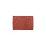 Tapis de bain galet antid�rapant rectangulaire terracotta l. 60 x l. 40 cm pebble