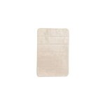Tapis de bain mmoire de forme antidrapant beige l. 50 x l. 70 cm, future home henri