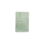 Tapis de bain m�moire de forme antid�rapant vert c�ladon l. 50 x l. 70 cm, future home henri