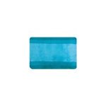 Tapis de bain en microfibre antid�rapant rectangulaire turquoise l. 90 x l. 60 cm balance