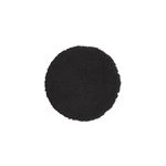 Tapis de bain en microfibre antid�rapant rond noir 60 cm highland