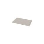 Tapis de bain rectangulaire goodhome elland coloris galet en coton et polyester l. 80 x l. 50 cm Tapis de bain rectangulaire goodhome elland coloris galet en coton et polyester l. 80 x l. 50 cm