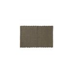 Tapis de bain rectangulaire kaki l. 80 x l. 50 cm levasseur