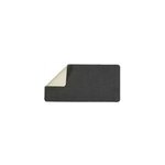 Tapis de bain rectangulaire en polyester chocolat polyn�sie 60 x 120 cm levasseur