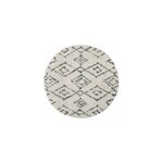 Tapis de bain rond diam. 70 cm, noir et beige, future home ethno Tapis de bain rond diam. 70 cm, noir et beige, future home ethno