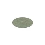 Tapis de bain rond goodhome elland coloris th� vert en toile de jute �70 cm