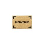 Tapis coco �cru imprim� bienvenue 40 x 60 cm