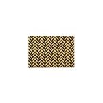 Tapis coco cru imprim chevron 40 x 60 cm