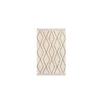 Tapis coton berb�re deko & co 120 x 170 cm gris