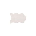 Tapis effet fourrure atmosphera blanc ivoire l. 90 x l. 60cm Tapis effet fourrure atmosphera blanc ivoire l. 90 x l. 60cm