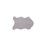 Tapis effet fourrure atmosphera gris l. 90 x l. 60cm Tapis effet fourrure atmosphera gris l. 90 x l. 60cm