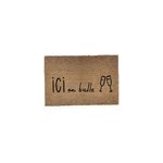 Tapis d'entre absorbant fibres de coco  ; ici on bulle  ; l. 40 x l. 60 cm
