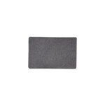 Tapis d'entre polypropylne classique gris l. 60 x l. 40 x ep. 1, 5 cm