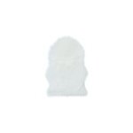 Tapis imitation peau de mouton hegoa blanc goodhome l. 90 x l. 60 cm