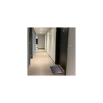 Tapis en microfibres gris 40x60 cm avec semelle en pvc