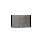 Tapis en microfibres taupe 40x60 cm avec semelle en pvc