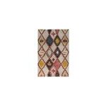 Tapis petrus tuft� berb�re multicouleurs l. 180 x l. 120cm deco&co