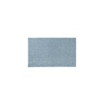 Tapis de salle de bains l. 90 x l. 60 cm levasseur gamme bouclette coloris bleu