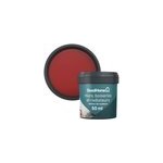 Testeur peinture r�sistante murs, boiseries et m�tal goodhome rouge chelsea mat 50ml