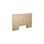 T�te de lit en bois effet palette l. 165 cm homesight kabann