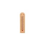 Thermomtre intrieur / extrieur analogique en bois