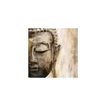 Toile imprimée couleur bouddha dada art orientation portrait l. 50 x h. 50 x ép. 3 cm Toile imprimée couleur bouddha dada art orientation portrait l. 50 x h. 50 x ép. 3 cm
