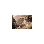 Toile imprime rochers ctes l. 100 x h. 140 cm