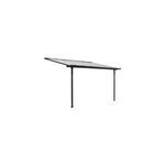 Toit terrasse adoss� manuel aluminium et toile habrita tt3030alrt 3 x 3, 07 m